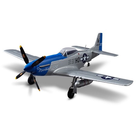 Derbee P-51D Mustang Warbird PNP 750mm Blu